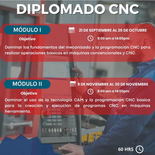 ¡Nuevo Diplomado en CNC en el Instituto Queretano de Herramentales!